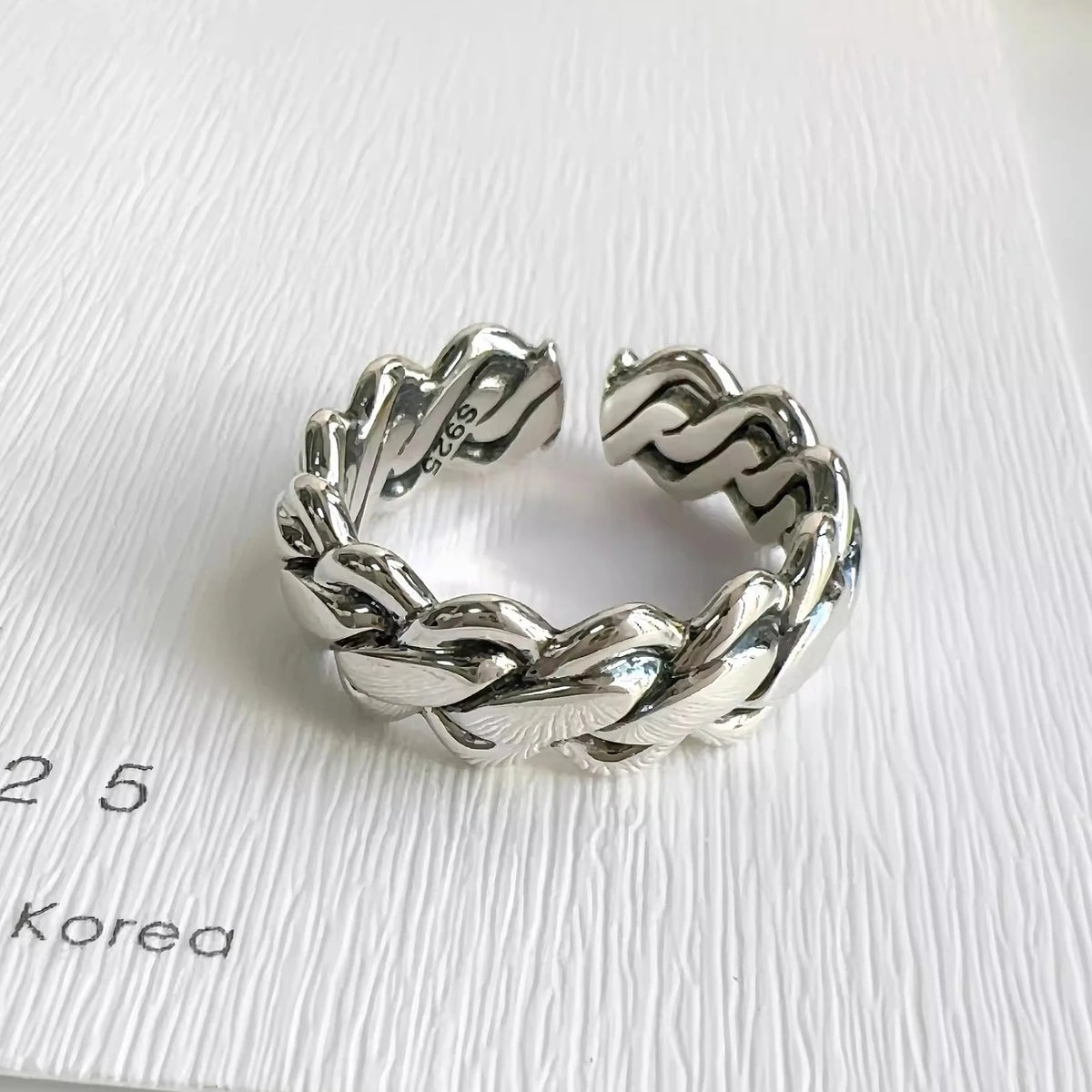 VENTFILLE 925 Sterling Silver Rings New Party Jewelry Vintage Charm Double Layer Geometric Nail Design Accessories Gift Dropship